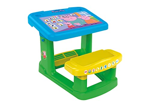 Chicos - Bureau Enfant Peppa Pig | Pupitre Enfant Fille 2 3 4 5 Ans | Petit Bureau entant | +24 Mois (51059)