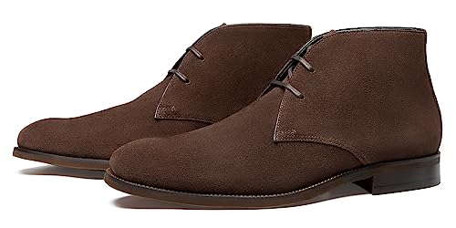 Image of Journey West Mens LightWeight Suede Desert chelsea chukka Boots