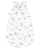 Julius Zöllner Baby Ganzjahresschlafsack aus 100% Baumwolle, Größe 70, Standard 100 by OEKO-TEX, made in Germany, Häschen und Eule