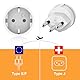 3 Stück Schweiz Reiseadapter, Adapter Steckdose Schweiz Deutschland, EU auf Schweizer Steckdosenadapter, Steckdosenadapter Schweizer,Typ J Schweizer Reisestecker für Malediven, Ruanda, Liechtenstein