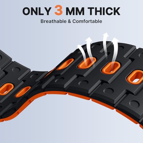 Image of Bandletic Quick Fit 22mm Band Compatible with Garmin Instinct 3 2 Watch