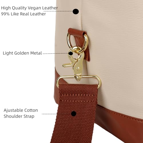 Baosha Vegan Leather Women Travel Weekender Bag Carry on Overnight Bag Large Hospital bag Stylish HB-144