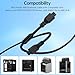 BIQU Panda AMS/2 Pro Extension Cable 6-Pin 1m Compatible with Bambu-Lab P1P/P1S /X1C/H2D 3D Printers (Not for A1/A1 Mini), Male to Male High Durable AMS Extension Cable with Magnetic Ring Filter