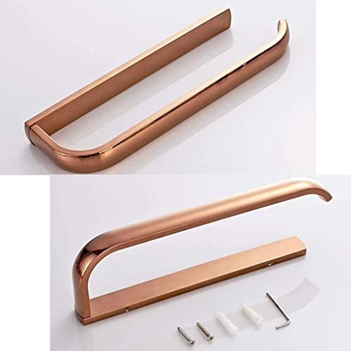 Porte-serviette à bras ouvert or rose pour optimiser le rangement maison