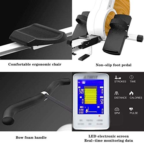 Image of Rowing Machines, Rowing Machine,Household Magnetically Controlled Silent Rowing Device,Indoor Foldable Slimming Fitness Equipment,16-Segment Magnetic Control