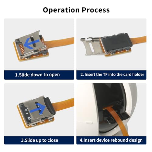Cable de extensión micro SD de 25cm y adaptador FPC flexible para lector de tarjetas SDHC y SDXC 3