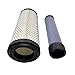 2 Sets 11013-7044 Air Filter, 11013-7045 Inner Air Filter for Kawasaki FX850V FX730V FX691V FX801V FX751V FX1000V FH680V Fits Kohler C940-C980, CH18-CH1000