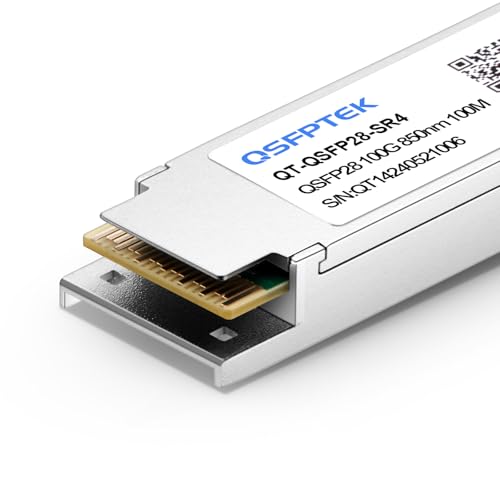 Image of QSFPTEK 100GBASE-SR4 QSFP28 850nm 100m Optical Transceiver Module Compatible for QSFP-100G-SR4-S