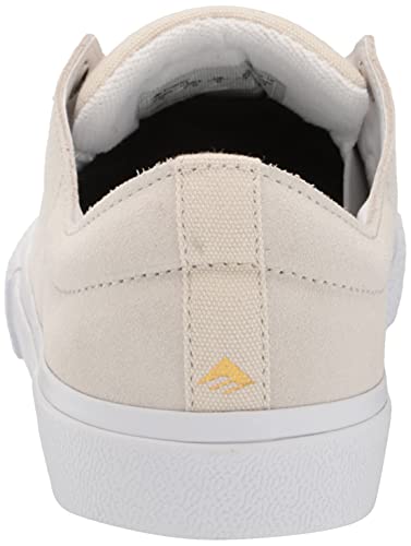 Emerica Men's Omen Low Top Skate Shoe, White, 10.5 #TOP2