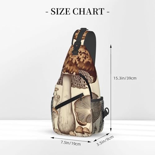 Bolso Vintage Cross Chest Negro para Hombre y Mujer miniatura 4