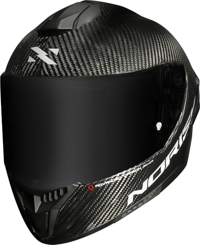 Capacete Norisk Carbon R Preto Carbono Esportivo + Pinlock (60)