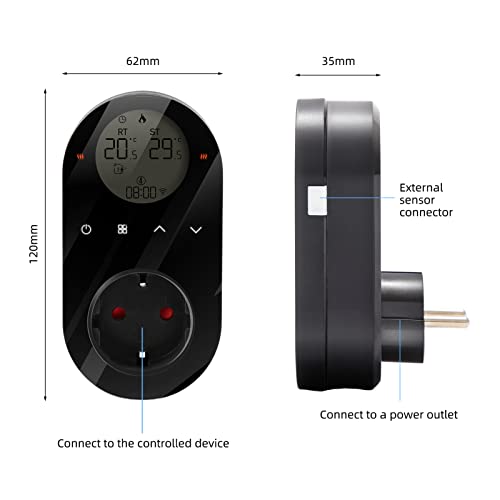 Thermostat WiFi 16A prise connectée programmable HUIOP
