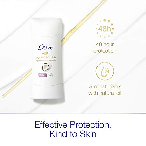 Dove Advanced Care Antiperspirant Deodorant, Caring Coconut, 2.6 oz