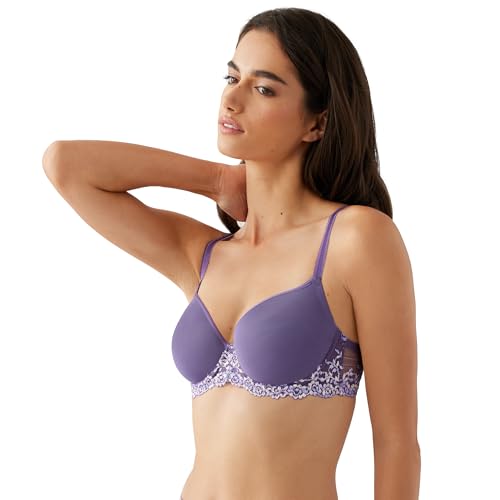 Image of Wacoal Womens Embrace Lace Lightly Padded Underwire Mid Coverage T-Shirt Bra, 853191