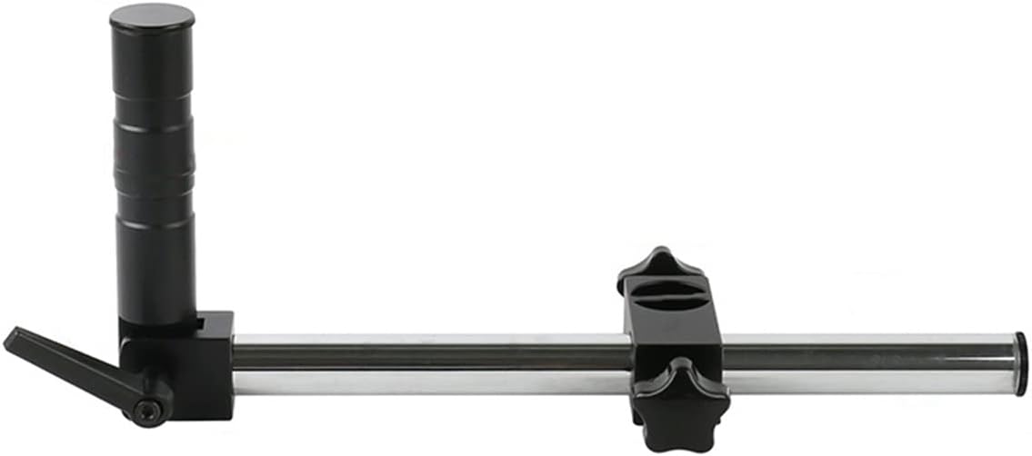 Microscope Accessories Kit Lengthen Adjustable Arm Universal Rod 25mm Diameter Buckle for 25mm Diameter Pillar Stereo MicroscopeStand Microscope Slides(25mm Short)