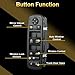 SWITCHRISE Power Window Switch Front Left Car Electric Power Master Window Switch 7B0959857E for Volkswagen Routan 2009-2012 Fit for