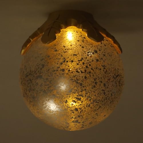 Pendentif décoratif à piles et boule de Noël incassable haute finition - 7