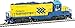 Walthers Trainline EMD GP9M-Standard DC-Ontario Northland #1600 (Yellow, Blue; Chevrons Logo) 931-456 HO Scale Model Railroad - Locomotive Model