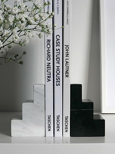 Serre-Livres en marbre Printworks Stair Cube design géométrique luxe
