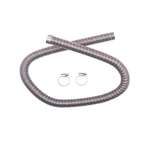 36061296 90394 Exhaust Pipe 24mm with Clamps Replace Webasto Eberspacher - Thumbnail 2