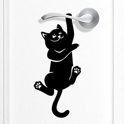 Calcomanía de salto de gato adhesivo de pared Cover