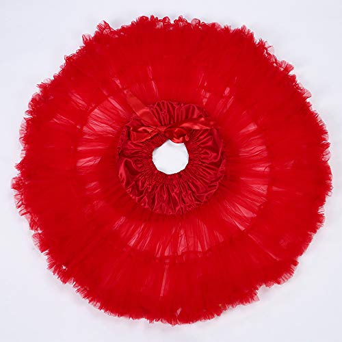 Image of Tutu Skirt as Well as Petticoat above Knee Underskirt Tulle Crinoline slip