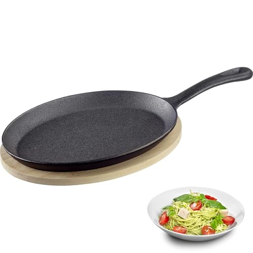 Poêle en fonte tous feux dont induction pour une cuisson et saisie parfaite