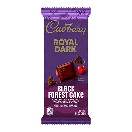 Cadbury Royal Dark Black Forest Cake Cherry Flavored Fudge Candy, Bulk Individually Wrapped, 3.5 Ounce (Pack Of 14) #TOP1