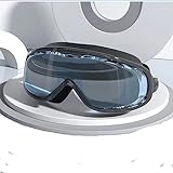 ROER Swimming Sport Equipment Goggles Corrective Myopic No Leaking Anti-Fog for Shortsighted Man Woman Adult (-3.0, Colourful Black)