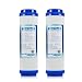 Produktbild 10" Aktivkohle Filterkartusche, UDF Wasserfilter Kartusche für Trinkwasser, Umkehrosmoseanlagen, 2 Stück