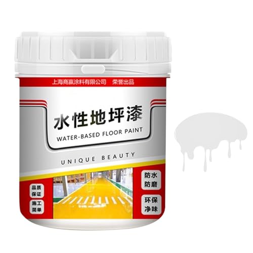 Peinture Au Ciment Pour Béton Extérieur, Peinture Pour Sol À Base D'eau | Revêtement Antidérapant À Séchage Rapide Peinture Pour Béton Imperméable 500 G - Revêtement De Sol De Garage, Peinture De Sol