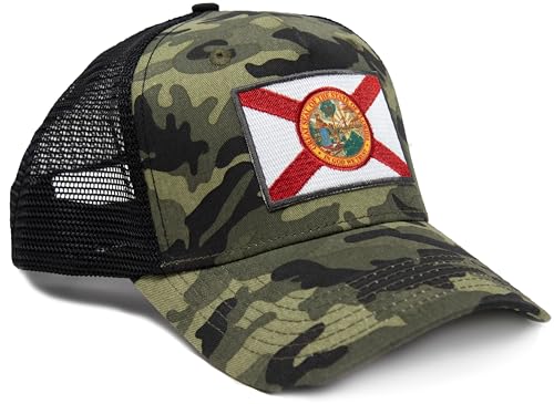Image of International Tie State Hat for Men and Women, Adjustable Snapback Trucker Baseball Cap with Embroidered Patch