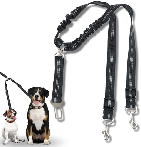 RAPIO® Cinturón de Seguridad Para Perro en Coche - Correa Con Dob...