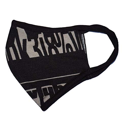 Weri Spezials Masque facial fin d'été - Bandana multifonction - Masque anti-poussière - Masque respiratoire pour la bouche et le nez - Pour la randonnée et les loisirs - Taille L