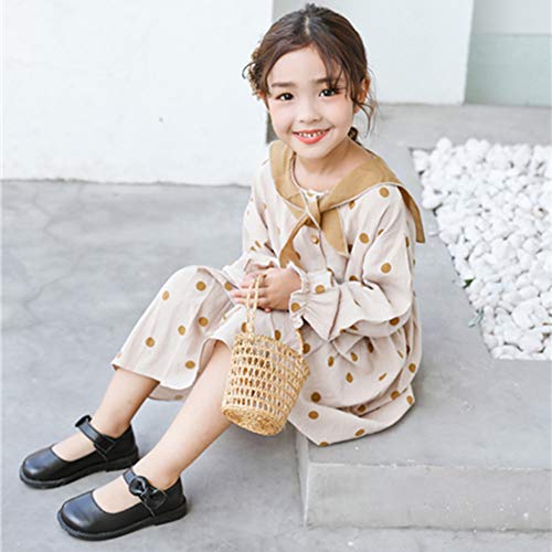 Girl's Toddler Little Kid Strap School Uniform Leather Princess Dress Shoe Mary Jane Wedding Party Flat Shoes3