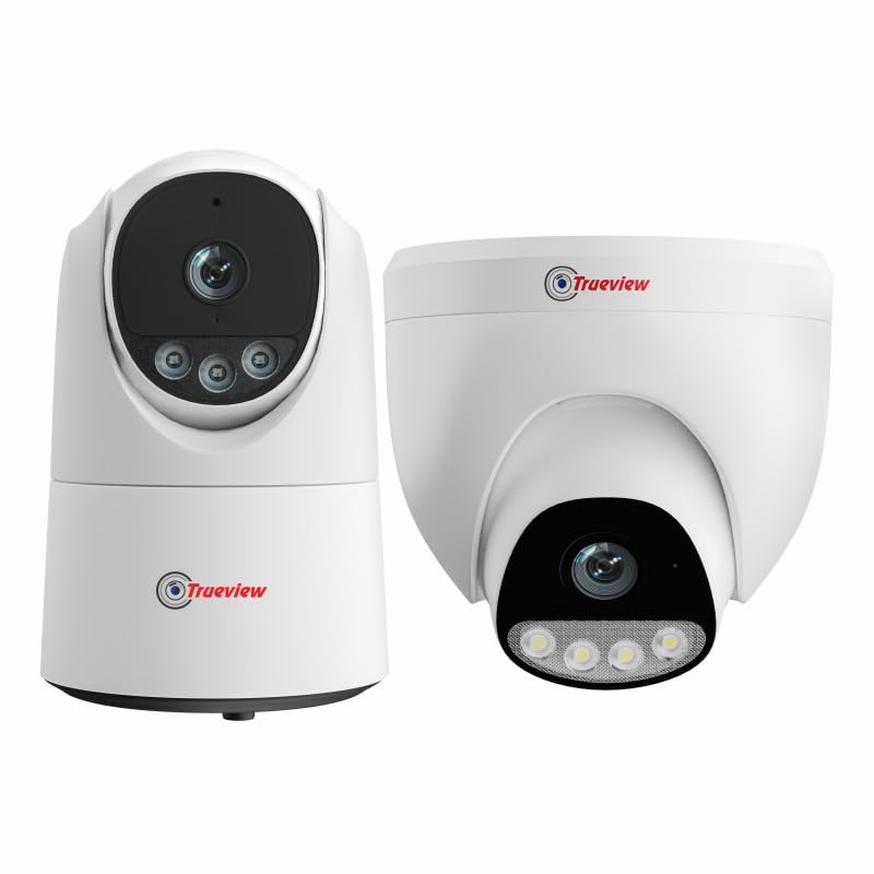 Trueview Smart 360° Security Camera Pack of 2 | 3MP WiFi Robot Camera + 3MP WiFi Dome Camera | STQC Certified | All Time Color Night Vision | Smart Tracking | Human Detection | Two-Way Audio-picture-11