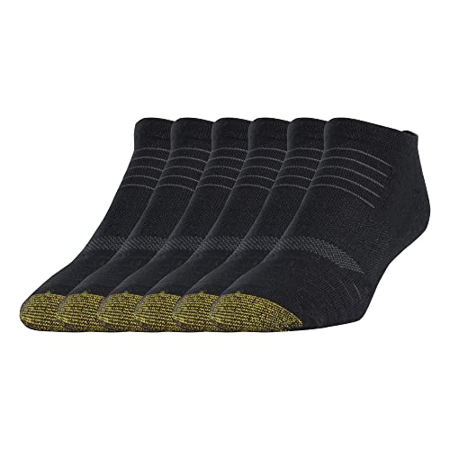 GOLDTOE Men's Tech No Show Socks 6 Pack