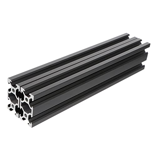 Baluue 2pcs Aluminum Profile Extrusion Black Printer Part Accessories for Cnc Corner Brackets Linear Rail