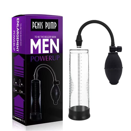 Enlargement Pump Device Strong Suction Men's Booster Vacuum Enhancement With High Seal For Men To Be A Bigger Men, Automatic High-Vacuum Air Pump Extender Tool For Muscle Relax YUHDFB3B (Black1) - 2