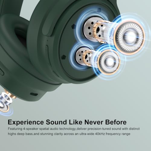 Image of Srhythm NiceComfort 35 (2nd Gen) Hybrid Noise Cancelling Headphones,Wireless Bluetooth 6.0, 5Microphones with ENC,Transparency,Spatial Audio,140H Playtime,Low Latency,Custom EQ via App