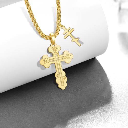 925 Sterling Silver Cross Necklace for Men Women Religious Amulets Jewelry Gifts2