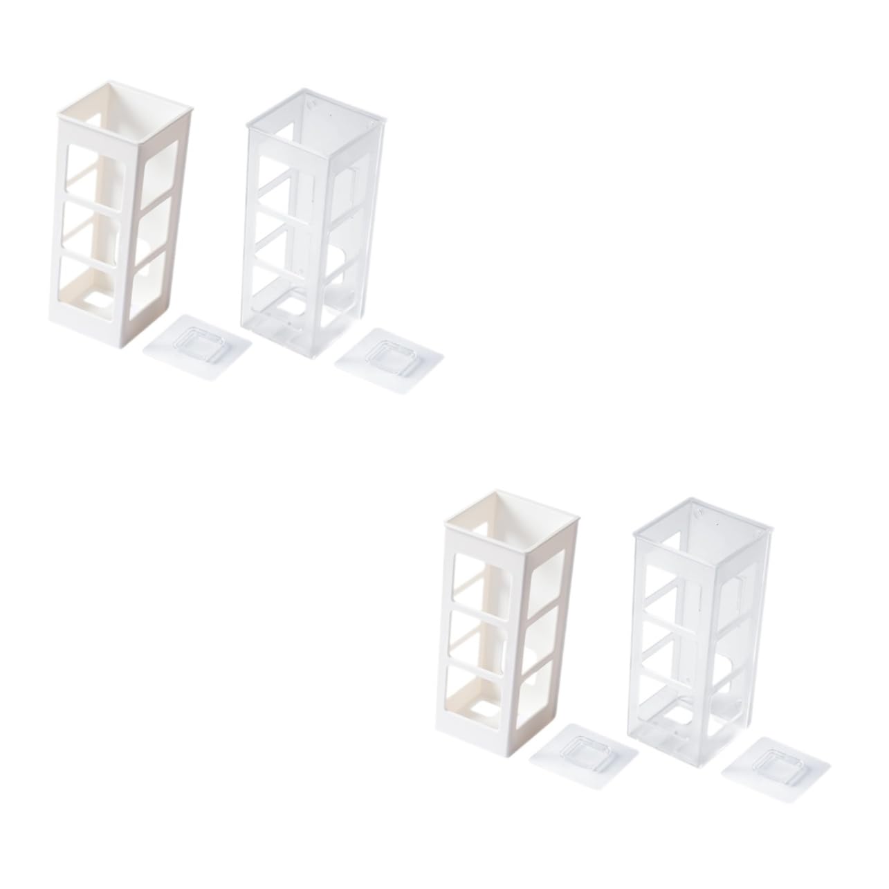 ORFOFE 4pezzi Per Asciugacapelli e Arricciacapelli Organizer Wall Mount Per Per Design e