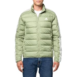 adidas Men’s Essentials 3-Stripes Light Down Jacket