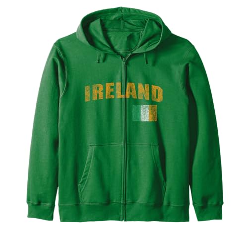Ireland Irish Flag St. Patrick's Day Zip Hoodie