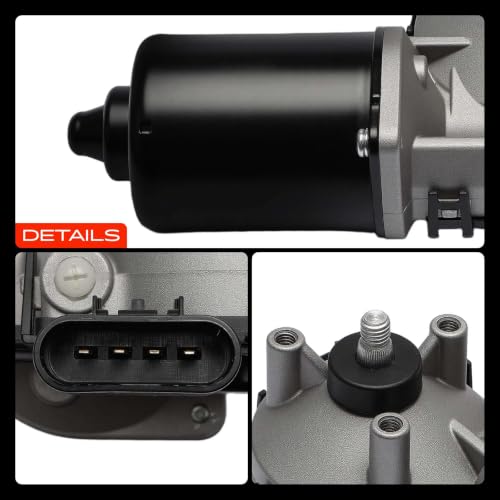 A-Premium [4Pins] Front Windshield Wiper Motor Without Washer Pump Compatible with Ram 1500/2500/3500/4500/5500 2011-2024, 1500 Classic 2019-2022 & Dodge Ram 1500 2009-2010, Pickup by A-Premium - Image 9