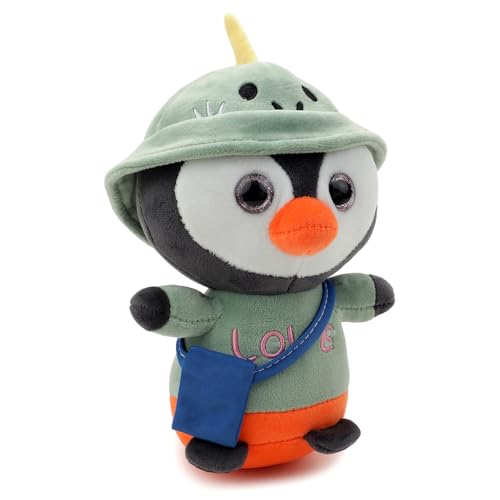Image of Soft Plush Toy for Kids Stuffed Soft Toy with Cute Hug-Friendly Plush for Babies, Toddlers & Children Safe, Lightweight & Easy to Clean (Green Penguin)
