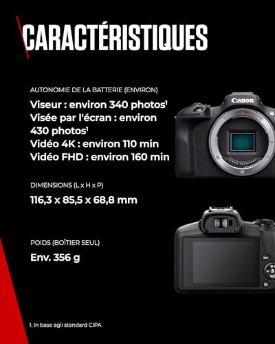 Canon EOS R100 - vue 10