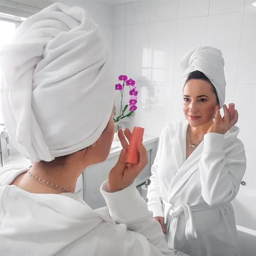 Bondi SPA Microfiber Hair Towel – Dries Hair 50% Faster – Anti-Frizz Towel for All Hair Types – Super Absorbent & Soft - XL (Rectangle) - 42 x 22 inches - Image 3