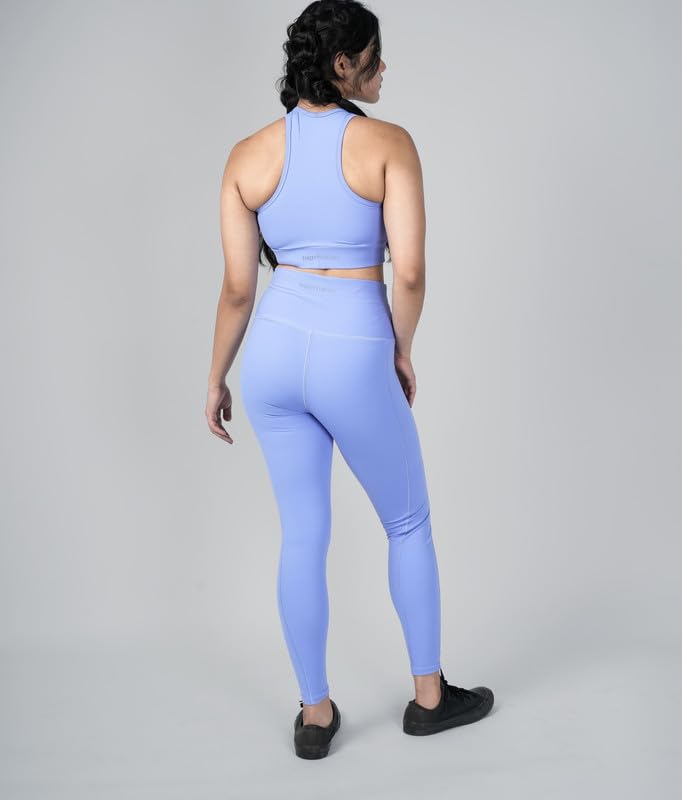 Image of Gym Wear Co-ord Set for Women Stretchable Top & Leggings for Women's & Girls Suitable for Yoga Jogging & Gym Western Coord Set