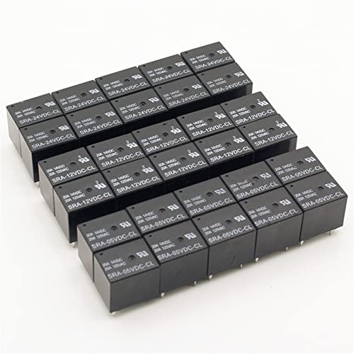 Relés de potencia SRA-12VDC-CL 12V 20A 5PIN interruptor de circuito 4